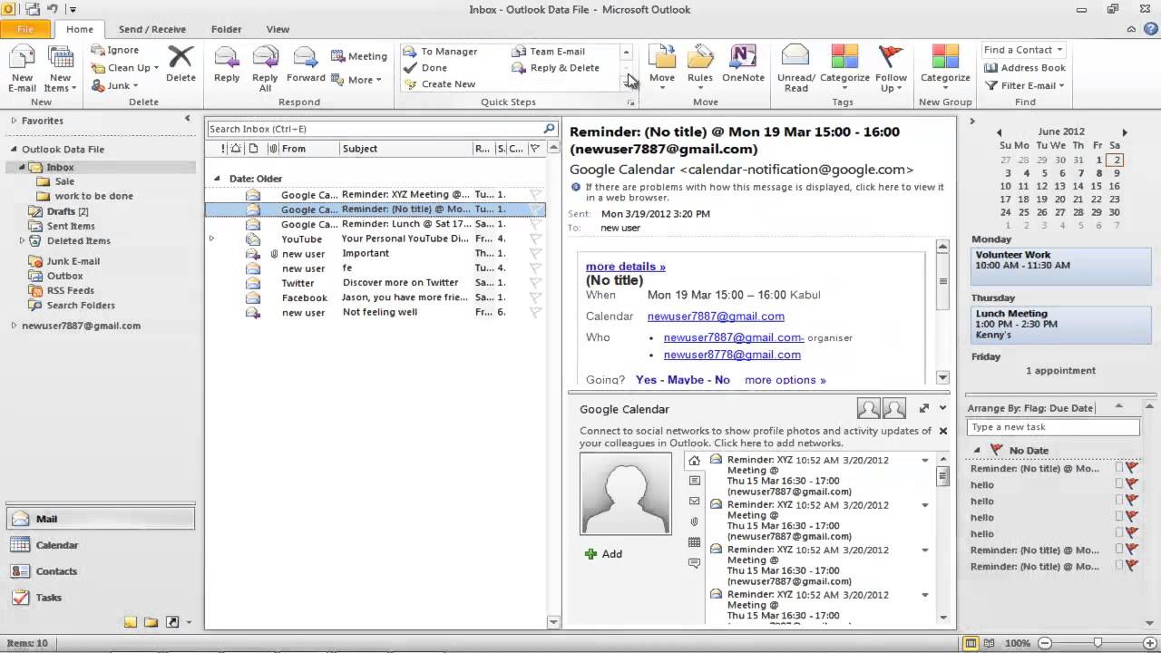 quick steps outlook for mac 2016